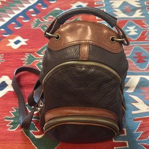 M. London Leather Backpack